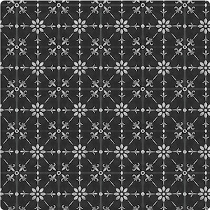 3 Wishes,  Vintage Tile,  Beth Albert,  White Cottage Farm,  Charcoal Fabric