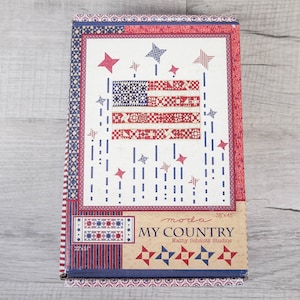 Moda, My Country, Kathy Schmitz, Patriotic Quilt, Quilt Kit image 1