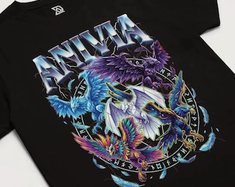 Anivia Champion Art Tee | Flying Icebird Illustration T-Shirt LOL Shirt