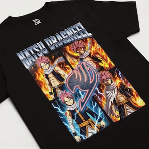 Camiseta de luchador de dragón de fuego, camiseta de luchador de mago de puño de llamas, ambiente de amistad de gremio, estética de guerrero con bufanda, regalo de héroe impulsivo
