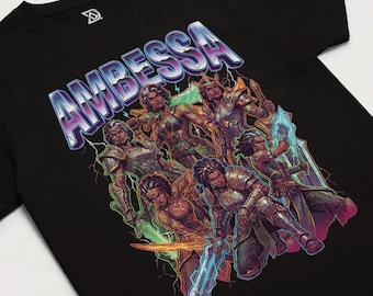 Ambessa Shirt, Noxian Warlord Tee, Wolf Chosen Graphic, Top Lane Bruiser, Medarda Matriarch Design, Twin Blades, Arcane Mom Top