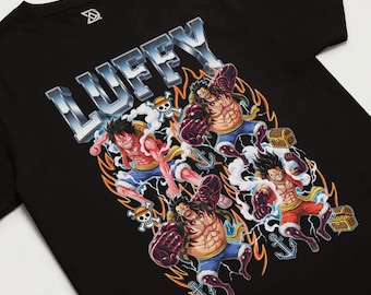 Rubber Boy Pirate Captain T-Shirt, Straw Hat Ocean Adventure Tee, Stretching Brawler Graphic, Grand Sea Treasure Hunter, Anime Sailor