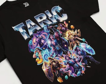 Taric T-Shirt, Shield of Valoran LoL Tee, Mount Targon Protector, Ezreal Duo Bot Lane Support Shirt
