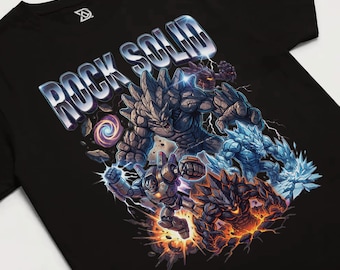 Malphite Shirt, Rock Solid Tank Tee, Shard of the Monolith Graphic, Unstoppable Force Engage, Top Lane Main, Armor Stacking, Gamer Apparel