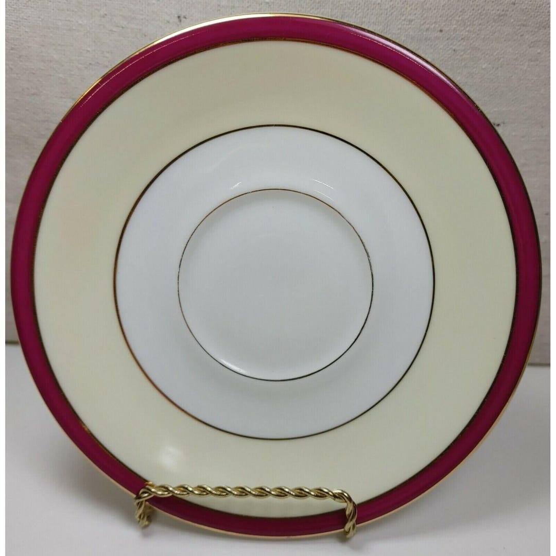 VTG 1930's Victoria Czechoslovakia Bone China Saucer for Cream Soup ...
