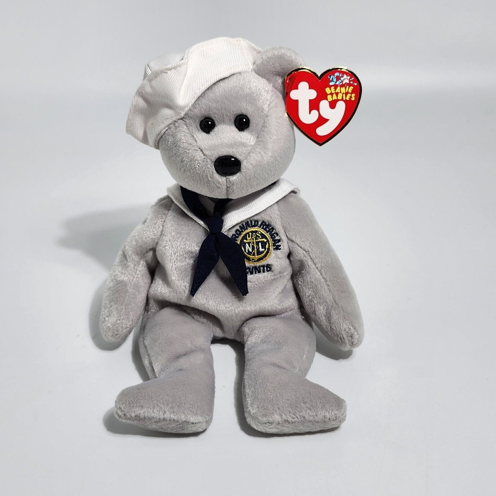 Ty Beanie Babies Ronnie USS Ronald Reagan CVN76 US Navy Retired
