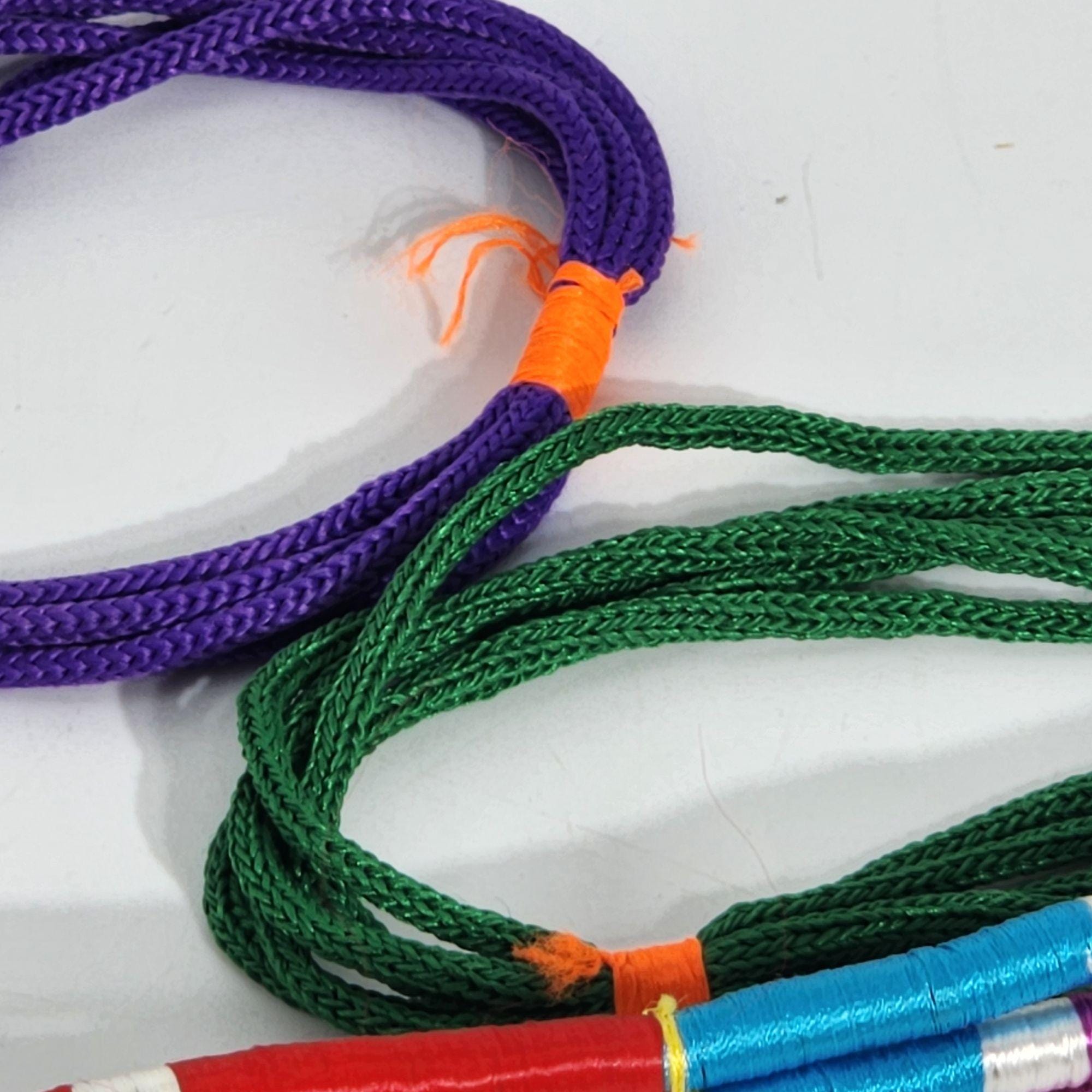 Colorful Round Hand Woven Tribal for Friendship Bow and Arrow Tie Belt Vintage Colorful Round Hand Woven Tribal for Friendship Bow and  main image 4
