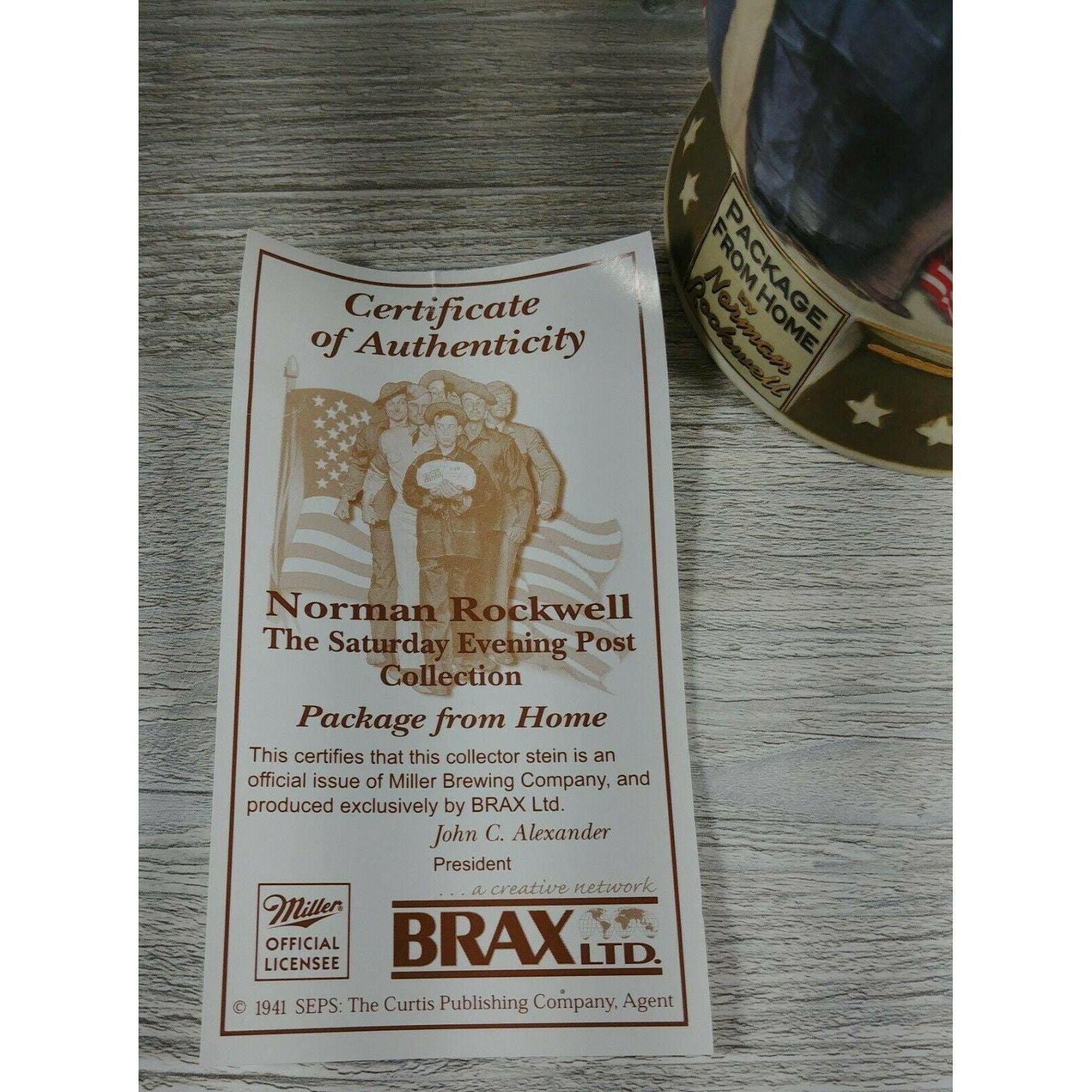 ノーマン・ロックウェル　パブミラー ミラー パッケージ ホーム バイ ノーマン ロックウェル コレクション