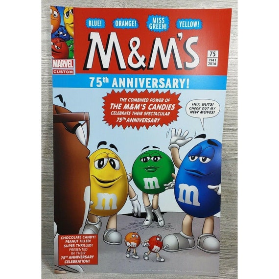 M&M'S 2016 Marvel Custom 75th Anniversary Multicolor Chocolate