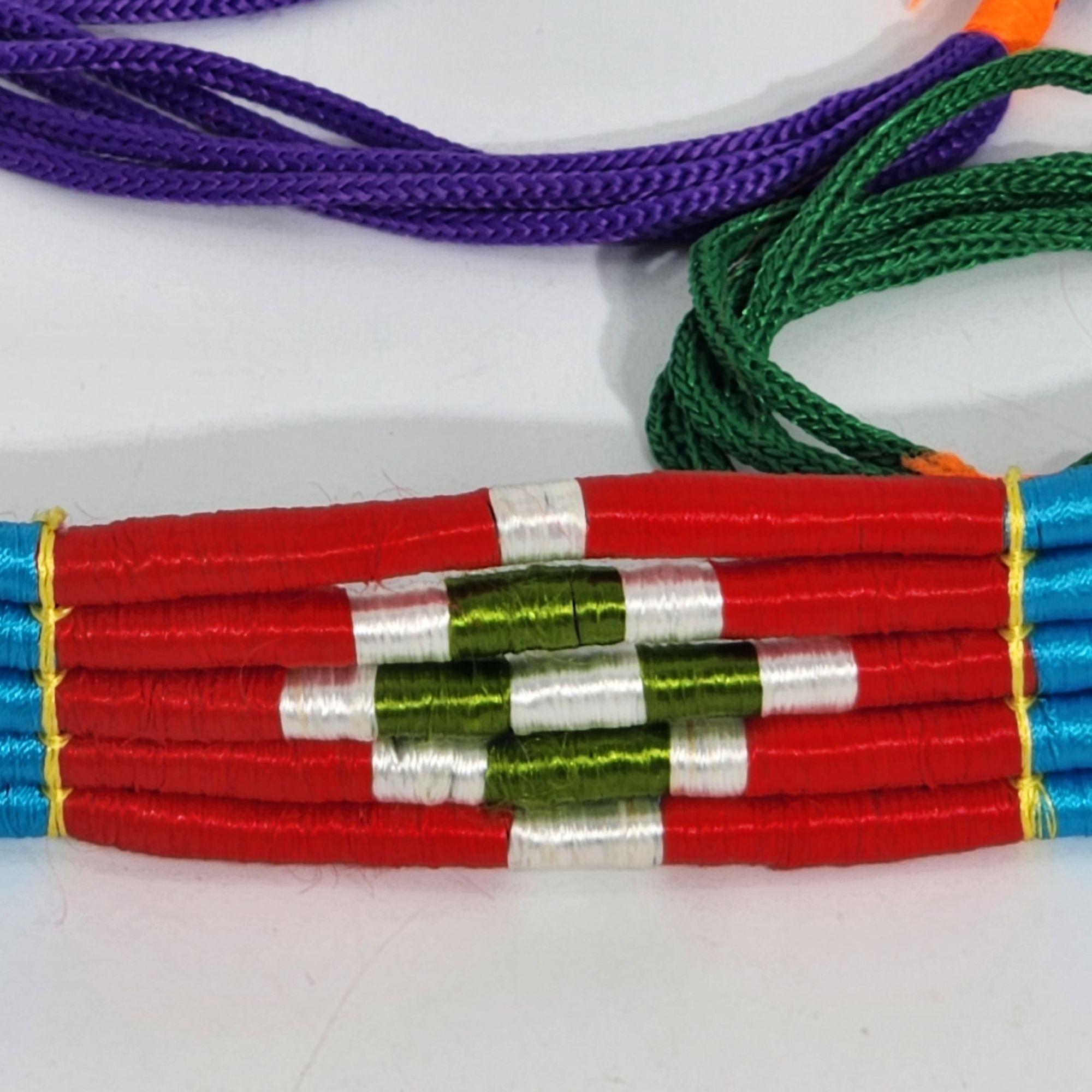 Colorful Round Hand Woven Tribal for Friendship Bow and  display picture 2