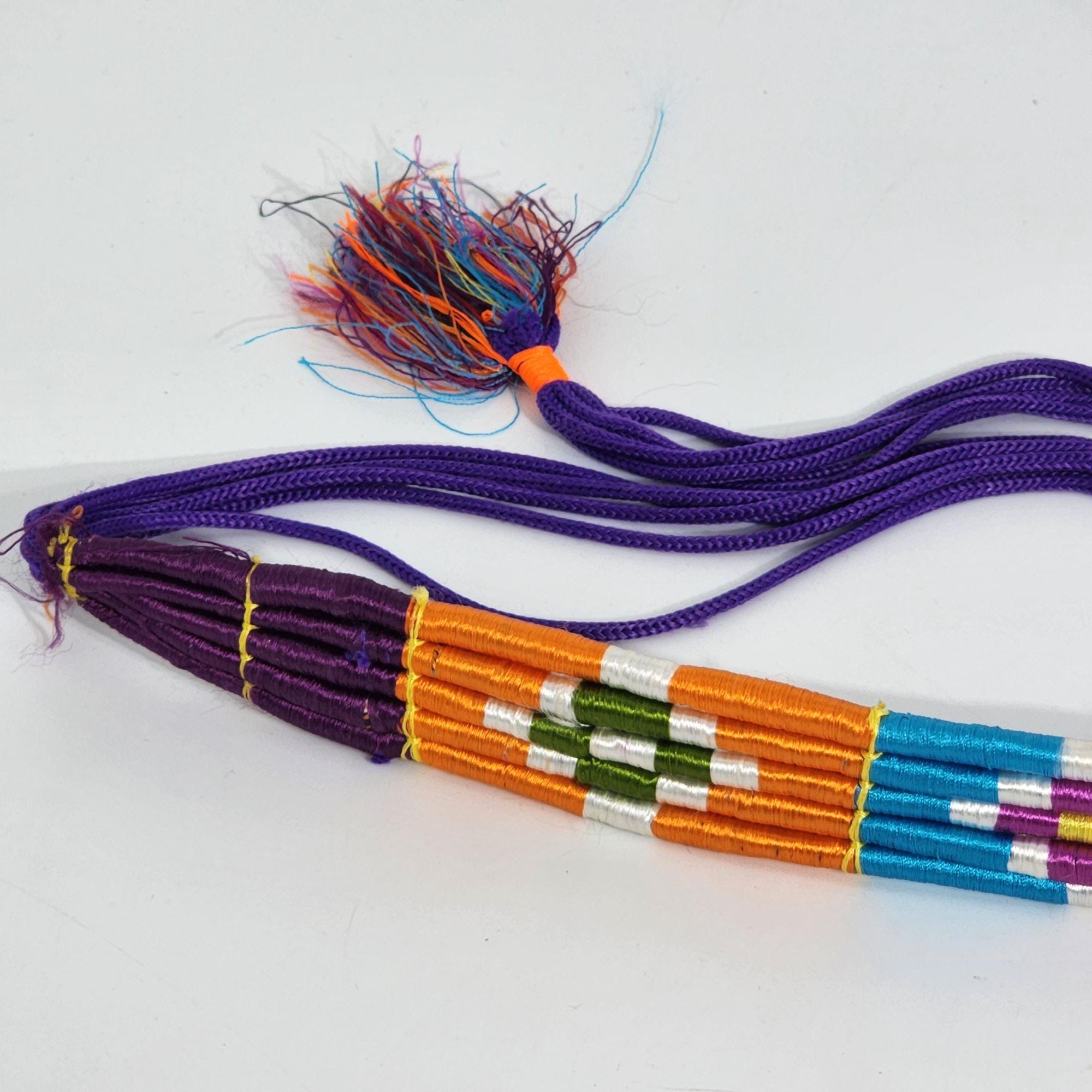 Colorful Round Hand Woven Tribal for Friendship Bow and  display picture 1