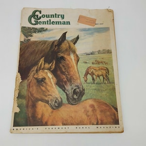 Vintage May 1947 Country Gentleman America&#39;s Foremost Rural Paperback Magazine