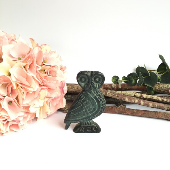 ★ Bronze Figur Eule owl mit antiker Patina 512-2 ★ Bronze Figur Eule owl mit antiker Patina 512-2