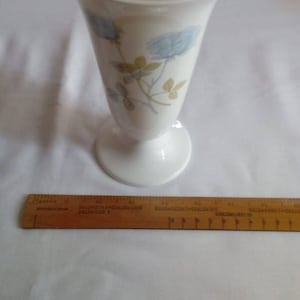 Vintage Wedgewood 'Ice Rose' bud vase.