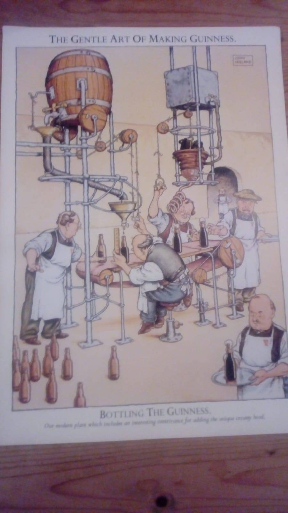 Complete Set of Guinness Posters 'the Gentle Art of Making Guinness' by ...