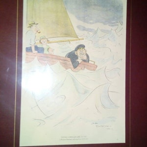H.M Bateman Reproductie Print