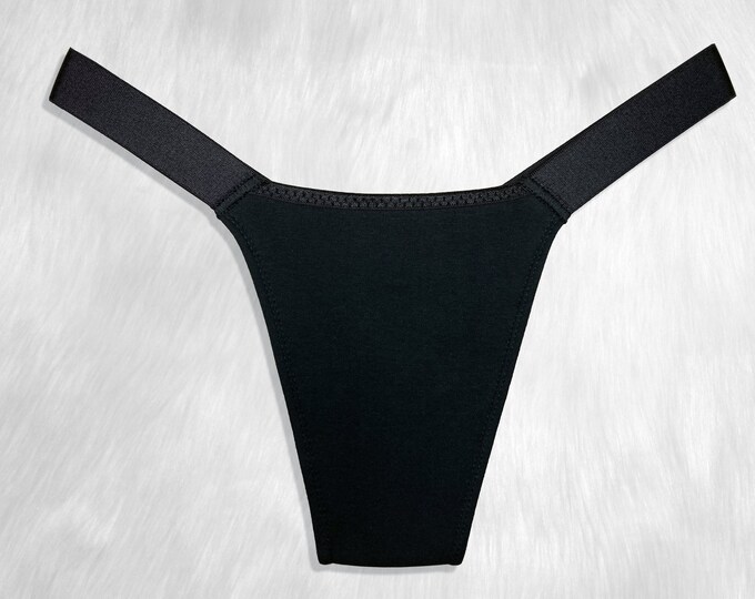 New LUSH Black Gaff for Transgender Tucking, Thong Underwear, Transwomen
