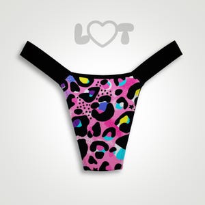 WILDSIDE Limited Edition &#39;Pink Party&#39; Tucking Gaff thong underwear for transgender women