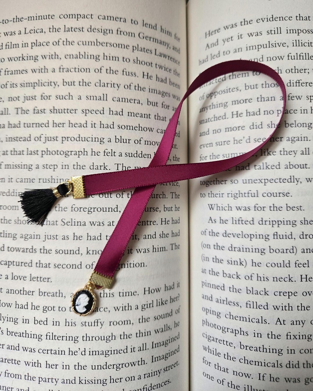 Victorian Style Cameo Tassle Ribbon Bookmark, Ribbon Bookmark Jewel ...