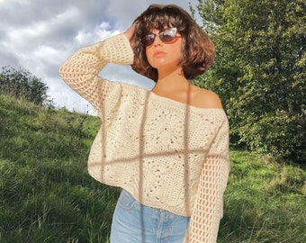 PATTERN: Shayna Sweater Crochet (PDF)