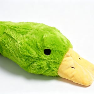 Peluches de pato real ecológicos, relleno de poliéster reciclado, juguete para niños, mascota grande imagen 10