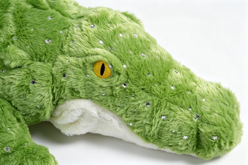 Handstuffed Aligator Crocodile Plushies Ecofriendly Recycled Polyfill Stuffed Animal Stuffies Toy Children Pet Florida bild 8