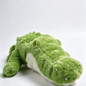 Handstuffed Aligator Crocodile Plushies Ecofriendly Recycled Polyfill Stuffed Animal Stuffies Toy Children Pet Florida bild 5