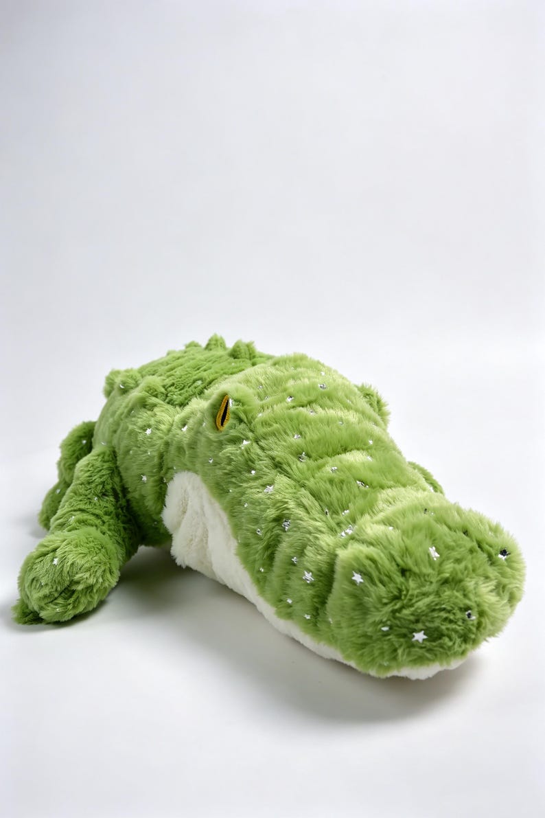 Handstuffed Aligator Crocodile Plushies Ecofriendly Recycled Polyfill Stuffed Animal Stuffies Toy Children Pet Florida bild 5