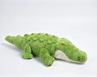 Handstuffed Aligator Crocodile Plushies Ecofriendly Recycled Polyfill  Stuffed Animal Stuffies Toy Children Pet Florida