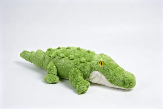 Handstuffed Aligator Crocodile Plushies Ecofriendly Recycled Polyfill  Stuffed Animal Stuffies Toy Children Pet Florida
