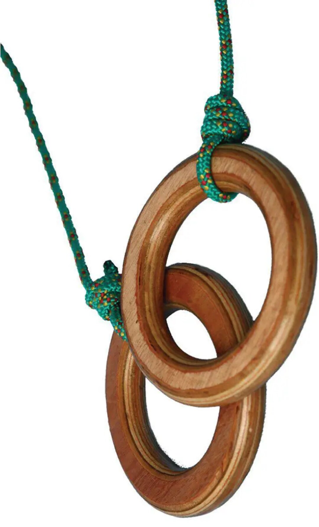 Running Ring Ropes Gymnastic Rings for Kids Wooden Rings Rings With Rope Fitness Rings ...