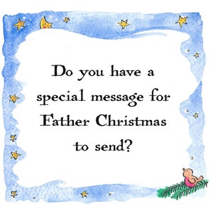 Carta de Papá Noel completamente personalizada, escrita con tus palabras e ilustrada por encargo.