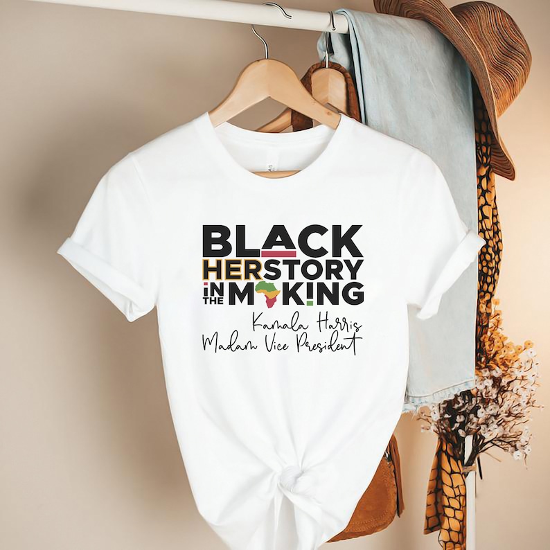 Black Herstory Shirt Black History Shirt Black History Month Madam Vice President Kamala Harris Tshirt Feminist Gift Inauguration 2021