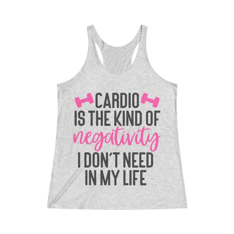 Funny Workout Shirt Gym Quotes Gift for Gym Lover Premium Tees Womens Fitness Shirt Cardio is Hardio Gym Rat Shirt Racerback Womens