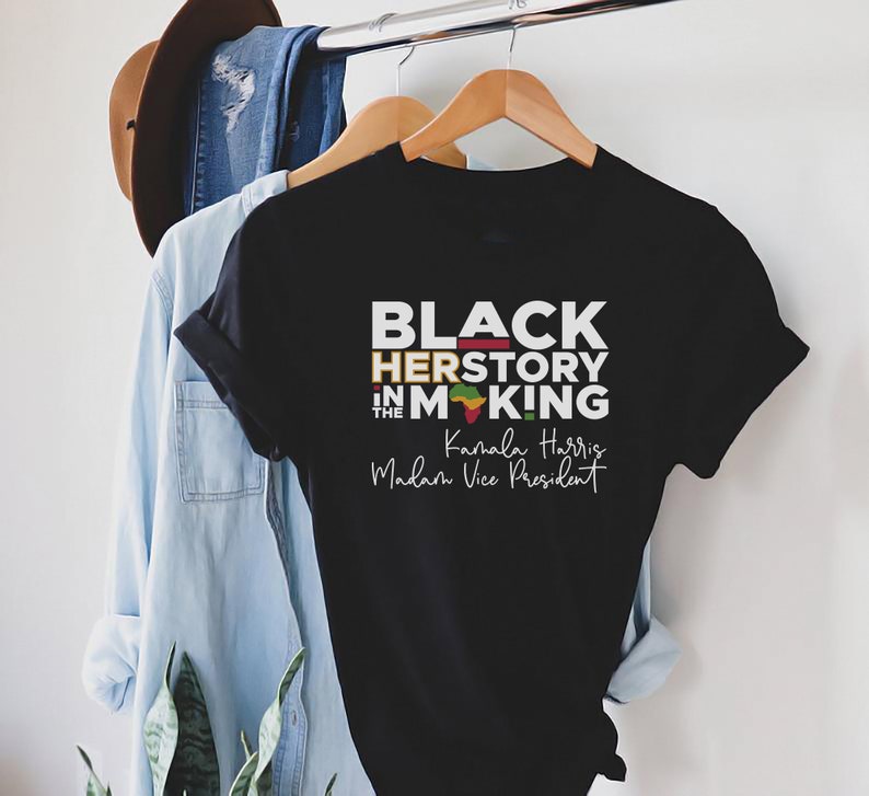 Black Herstory Shirt Black History Shirt Black History Month Madam Vice President Kamala Harris Tshirt Feminist Gift Inauguration 2021