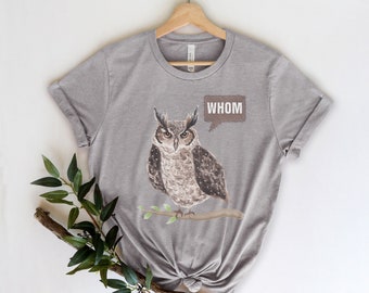 100% Certified Organic Ringspun Cotton T-Shirt Grammatically Correct Owl 100% Certified Organic Ringspun Cotton T-Shirt Grammatically Correct Owl