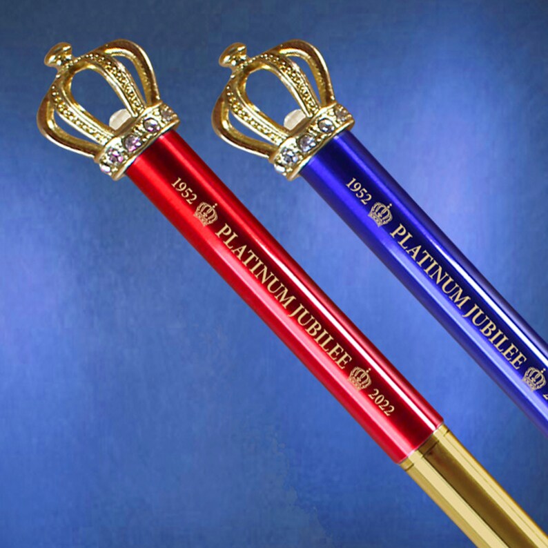2X Queen Elizabeth II Platinum Jubilee Ballpoint Pens Etsy UK