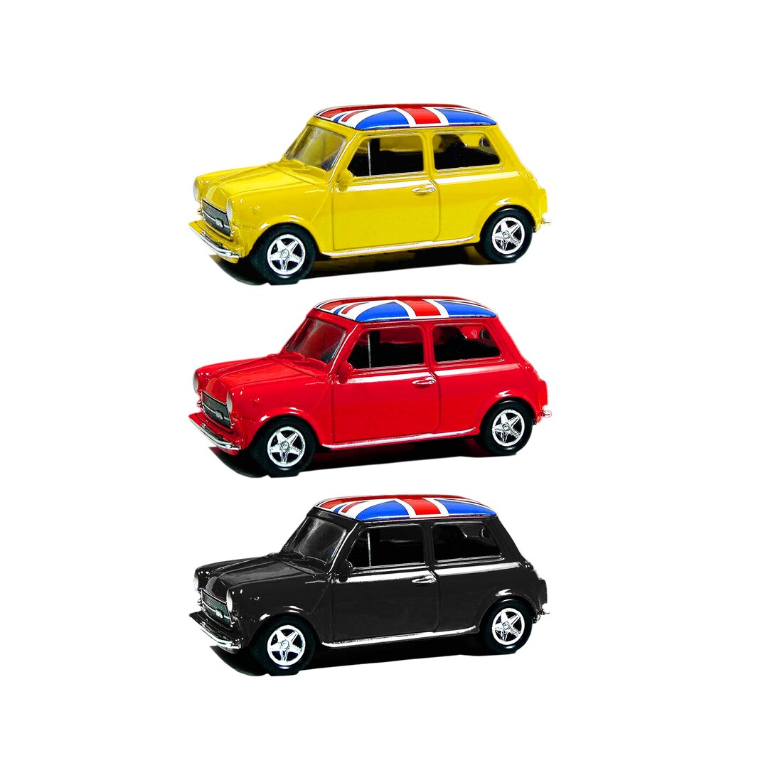 Mini Cooper Model With Pull Back Go Action 160 Scale Die Cast Model
