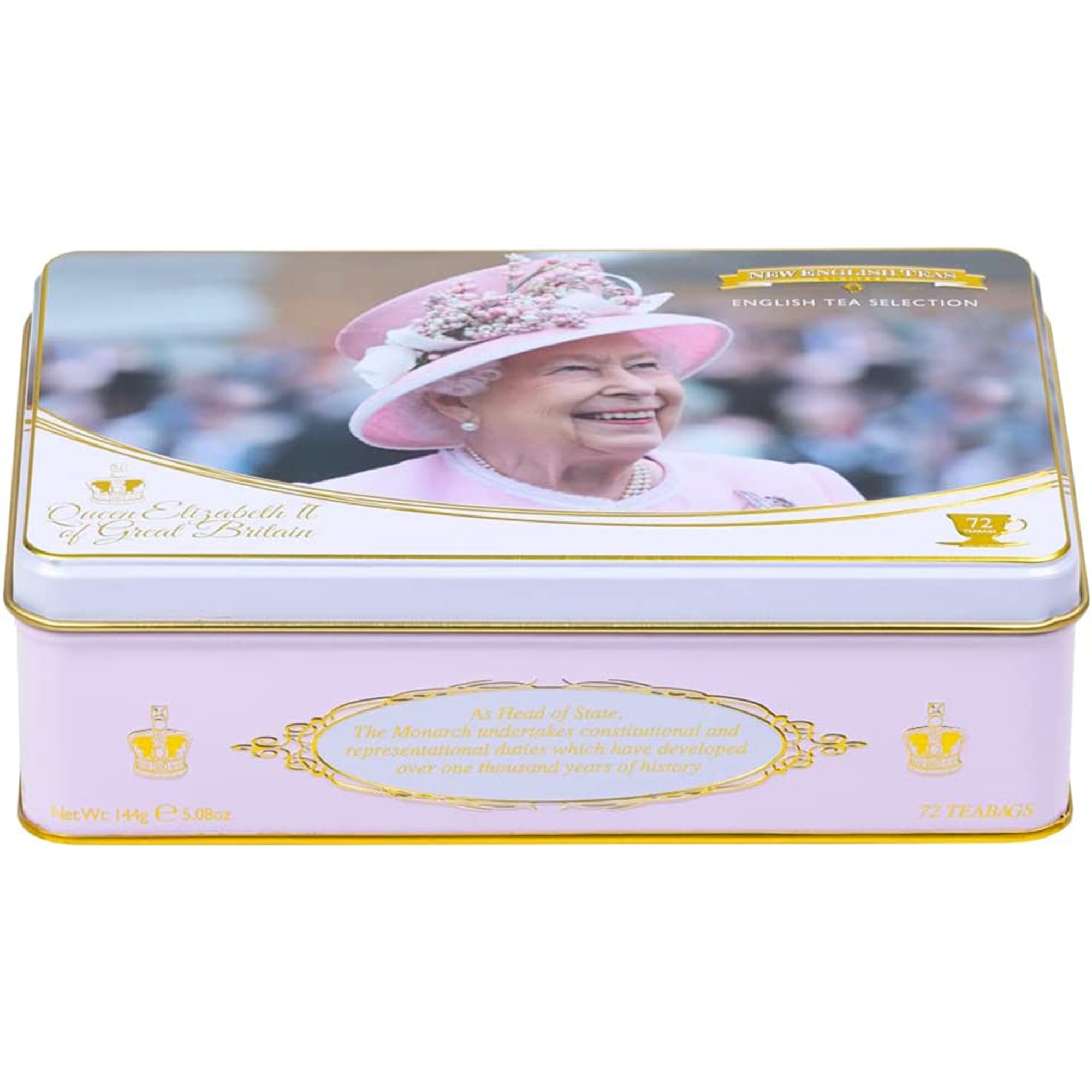 New English Teas Queen Elizabeth II Tea Tin With 72 Assorted Etsy