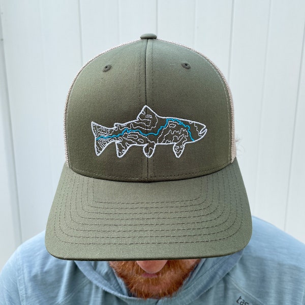Fishing Montana Hat Etsy