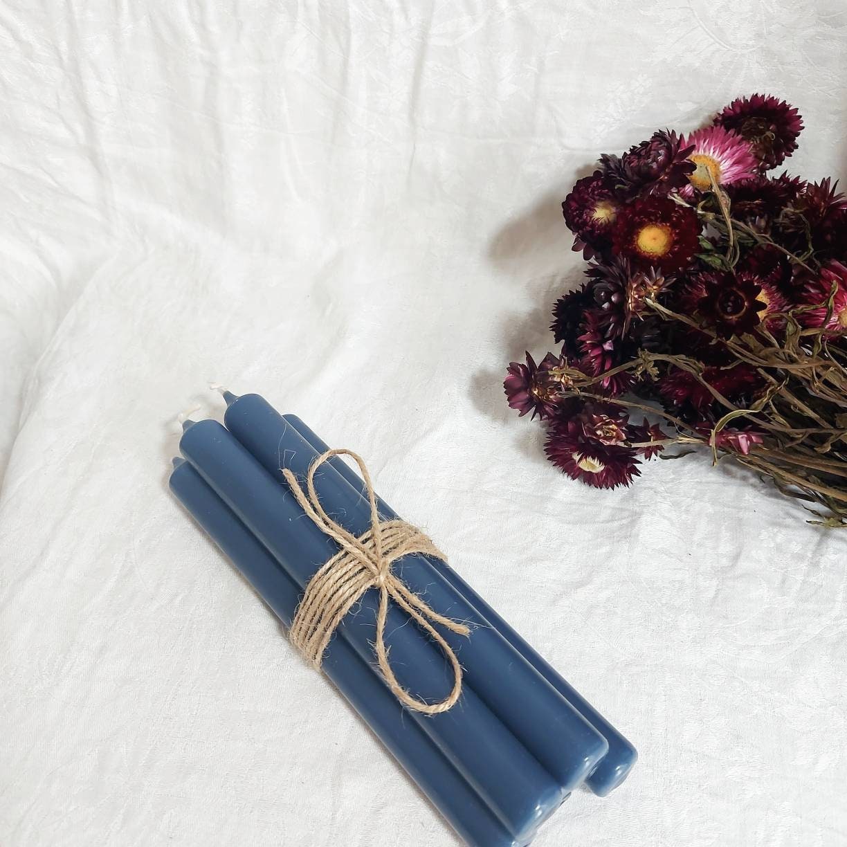 Coloured Dinner Candles Pack of 5 Etsy