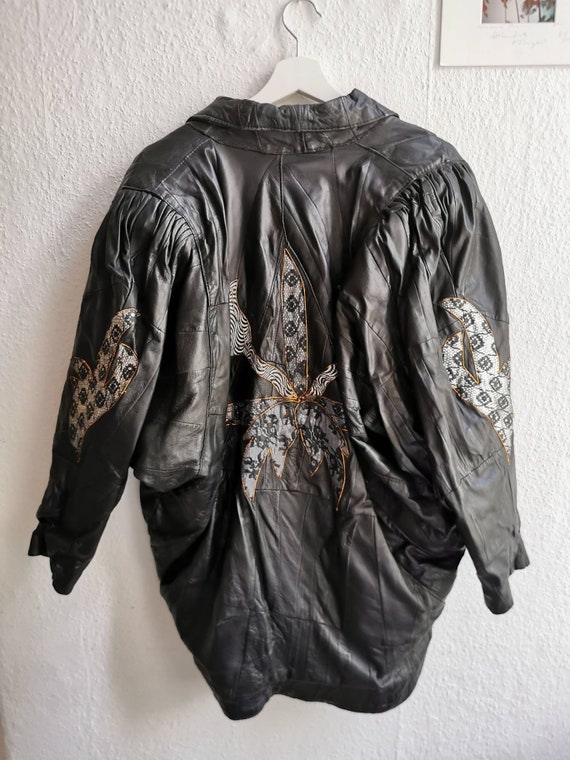 Vintage Lederjacke, 1980er Jahre Lederjacke - image 5