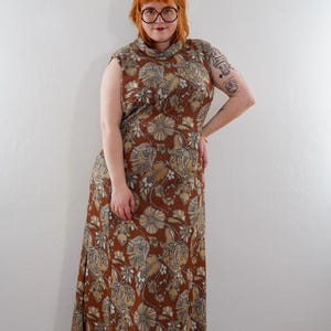 Vintage jurk uit de jaren 70