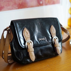 Leather crossbody bag Picard Black in Leather - 19710263