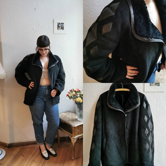 70's suede leather jacket