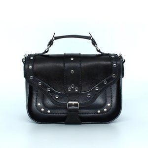 Hand Bag, Black Crossbody Bag, Briefcase Bag, Leather Purse, Shoulder Bag, Leather Satchel