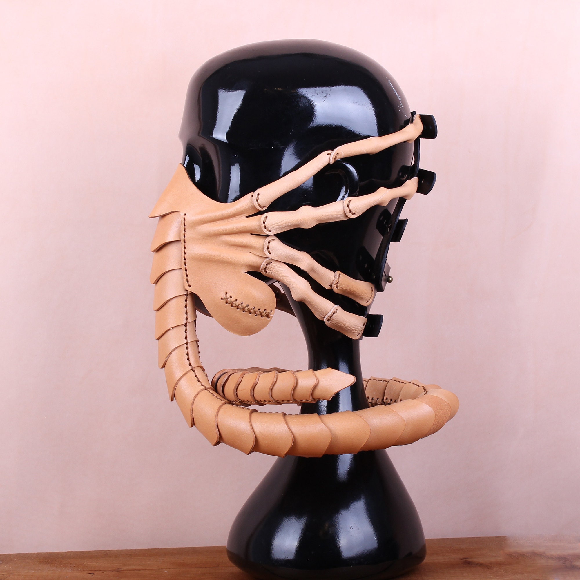 FaceHugger Mask Alien Mask Leather Alien Face hugger mask Etsy