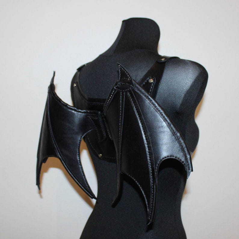 Leather Dragon Wings - Etsy