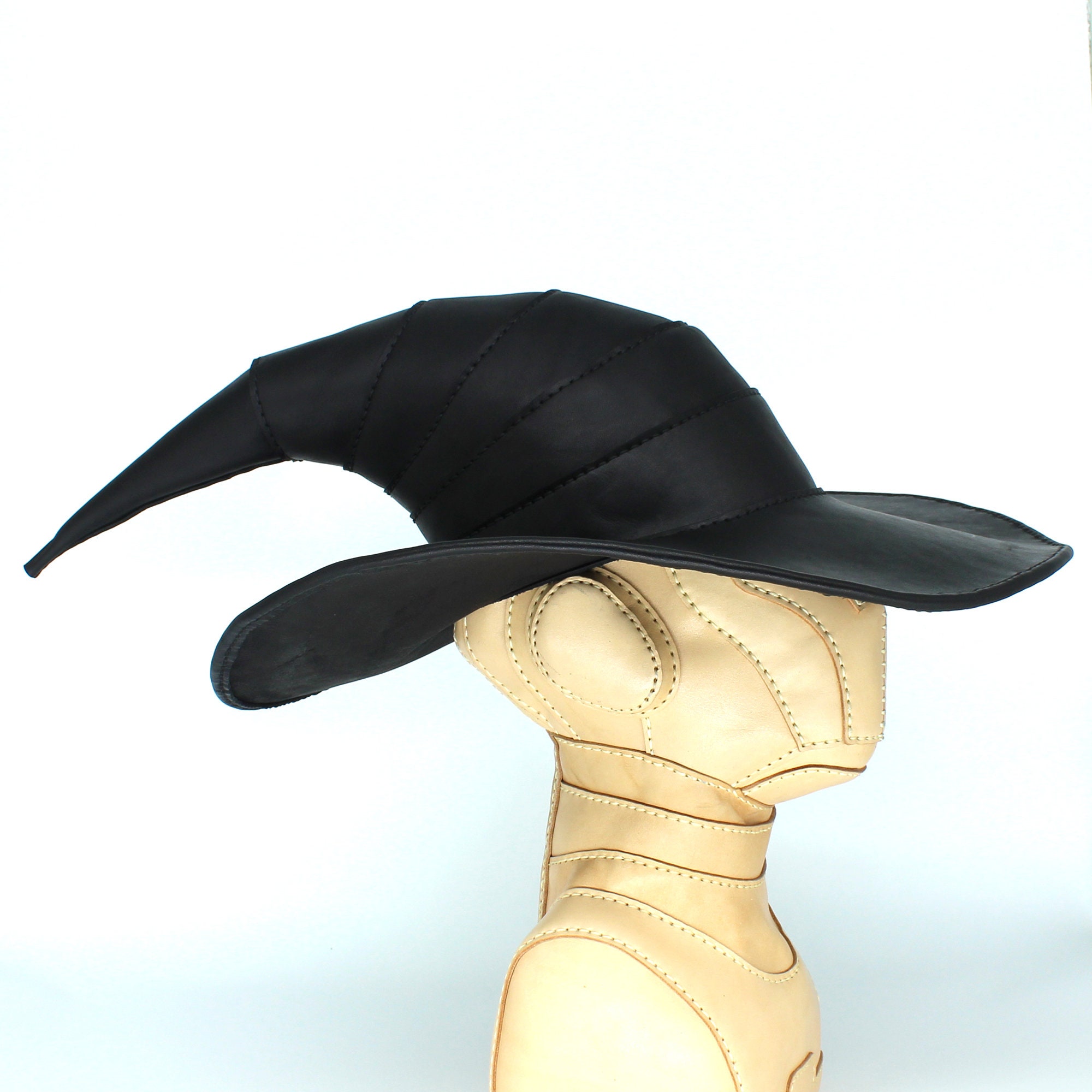Leather Handmade Wizard Hat, Witch Hat - Etsy Leather Handmade Wizard Hat, Witch Hat - Etsy