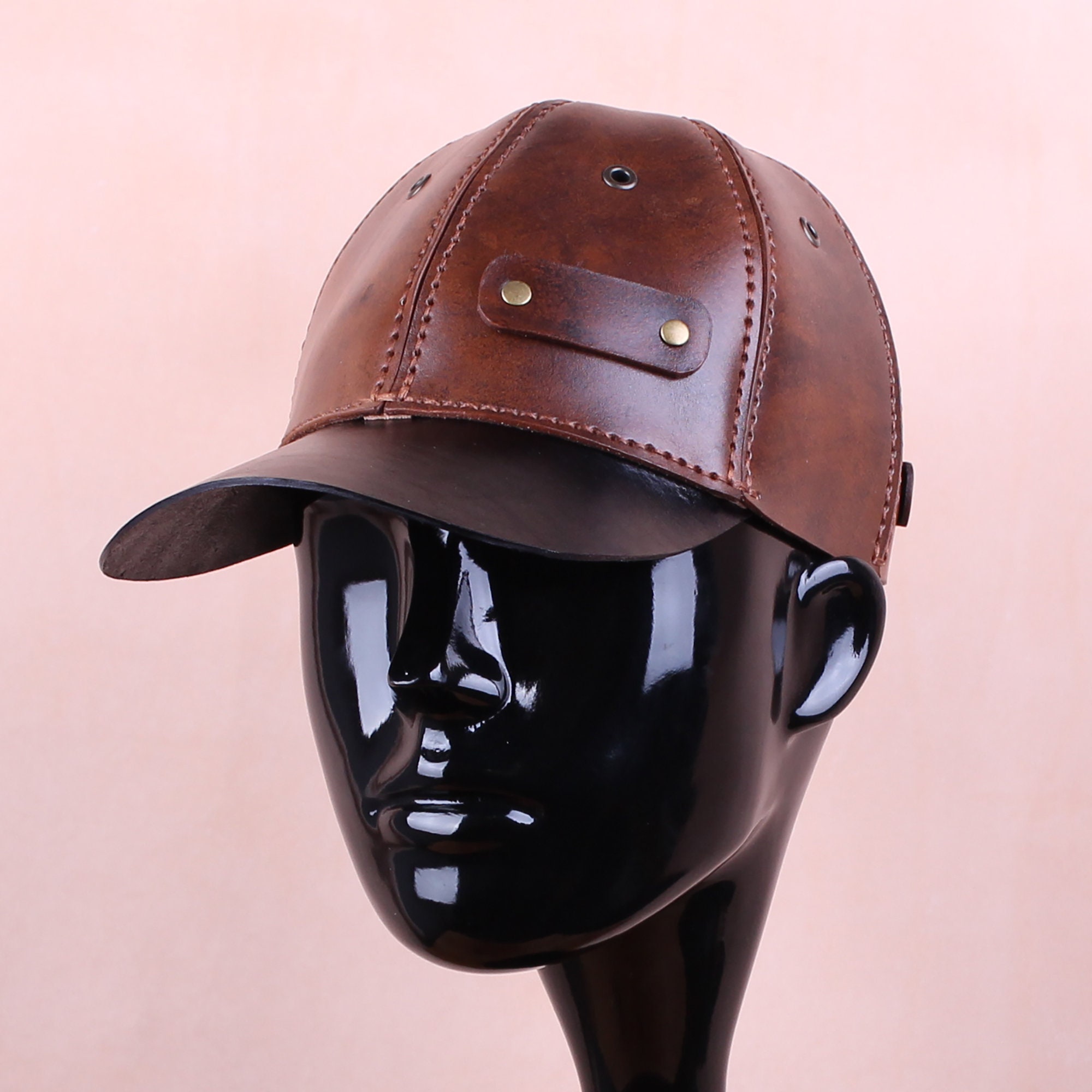 Brown baseball cheap cap